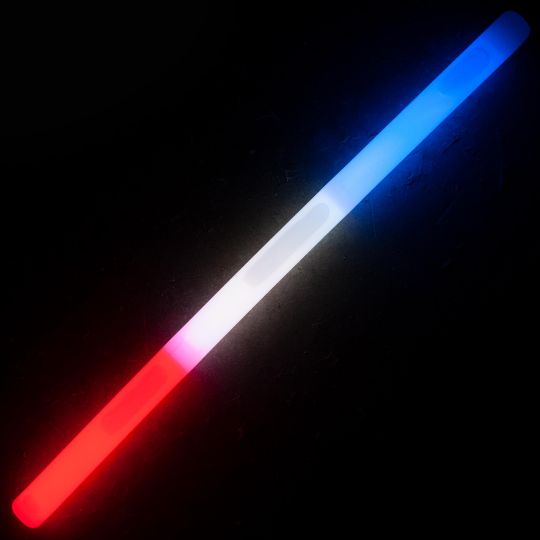 12" Red, White, and Blue Glow Stick